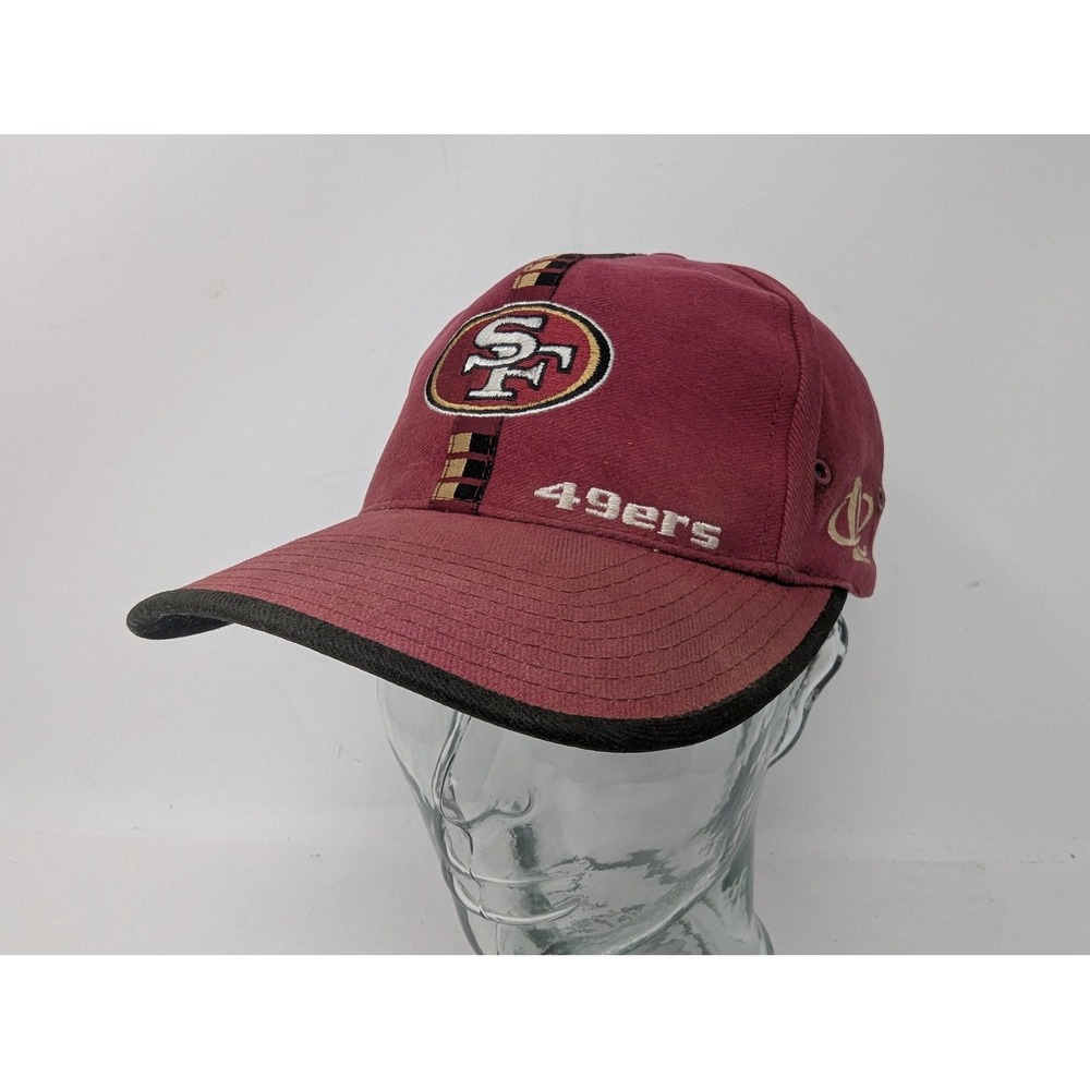 VINTAGE San Francisco 49ers Hat Cap Strap Back Logo Athletic NFL Football 90s